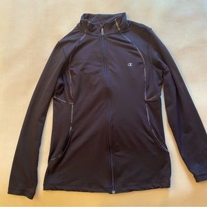 Champion Sports Running Workout Jacket- Lightweight Size Large - Black